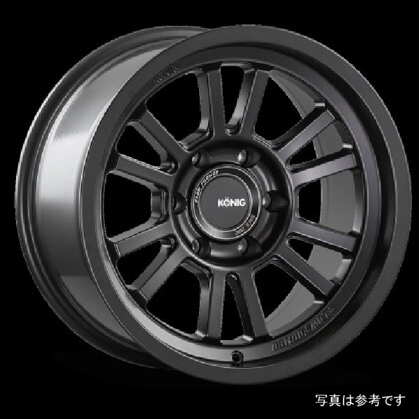 HT1 17X9 5X127 ET-12 Matte Black