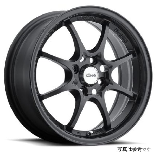Helium 15x6.5 4x100 ET40 Flat Black