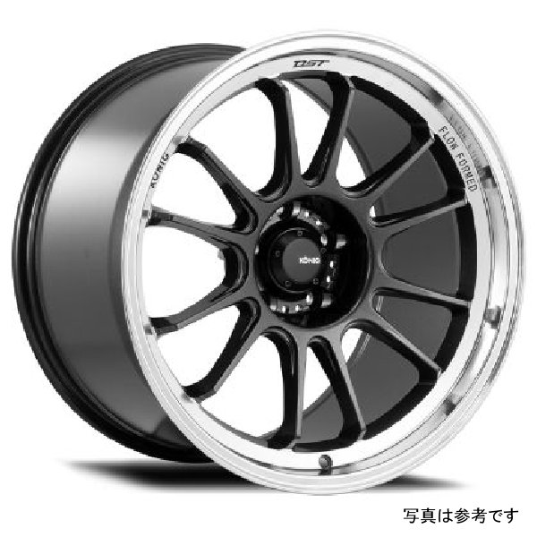 Hypergram 18x10.5 5x114.3 ET25 Metallic Carbon w/ Machined Lip