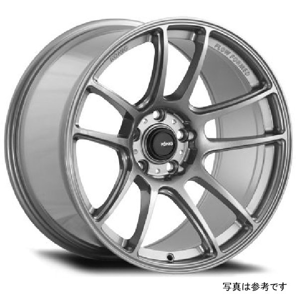 Heliogram 17X9 5X114.3 ET25 Titanium Metallic Knurled Bead Flow Formed