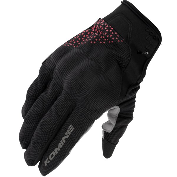 春夏モデル プロテクトメッシュグローブ ブレイブ 黒/デルタレッド