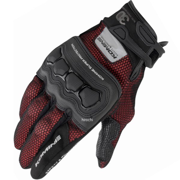 春夏モデル プロテクト3Dメッシュグローブ 3Dレッド