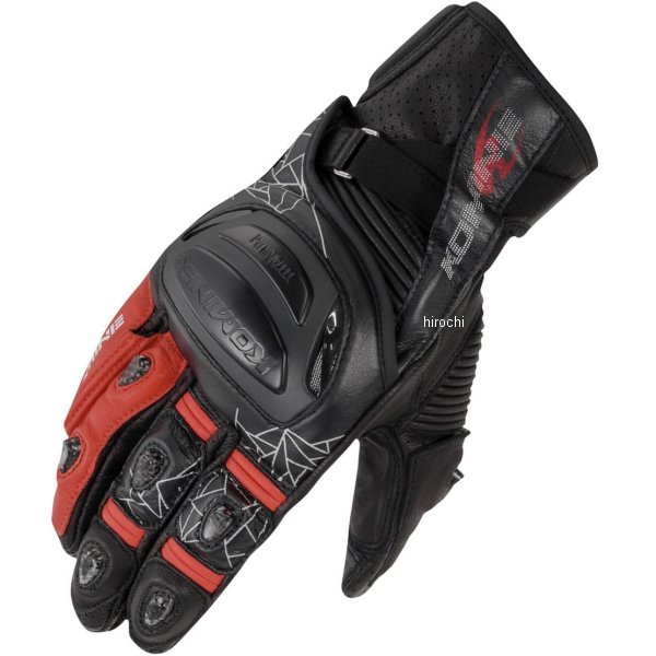 春夏モデル チタニウムスポーツグローブ 黒/赤