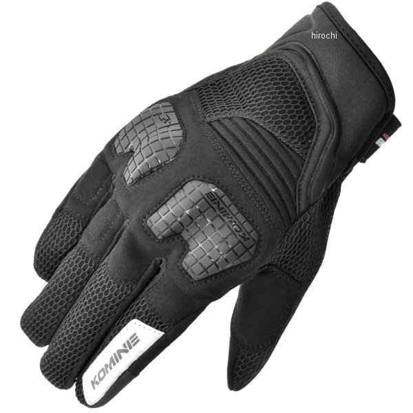 春夏モデル 3Dメッシュプロテクトグローブ 黒