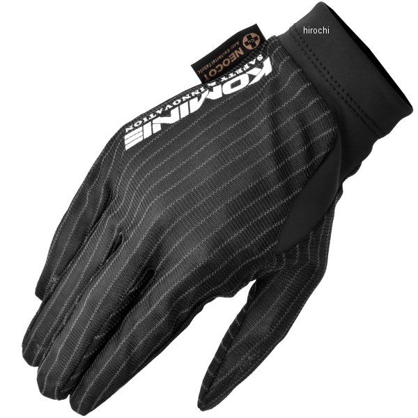 春夏モデル ネオコットアンチウィルスインナーグローブ 黒