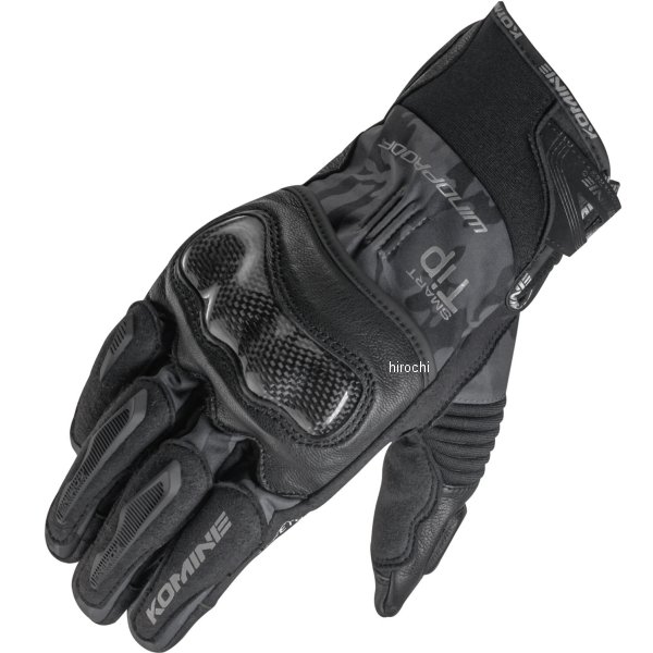 秋冬モデル カーボンプロテクトウインドプルーフグローブ ネオ ブラックカモ