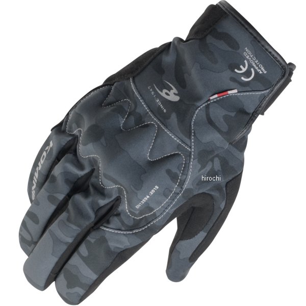 秋冬モデル AIR GEL プロテクトショートウインターグローブ ネオ ブラックカモ
