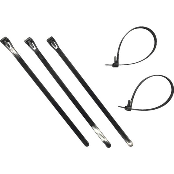 結束タイ リピートタイ15入 7.3mm×200mm ブラック