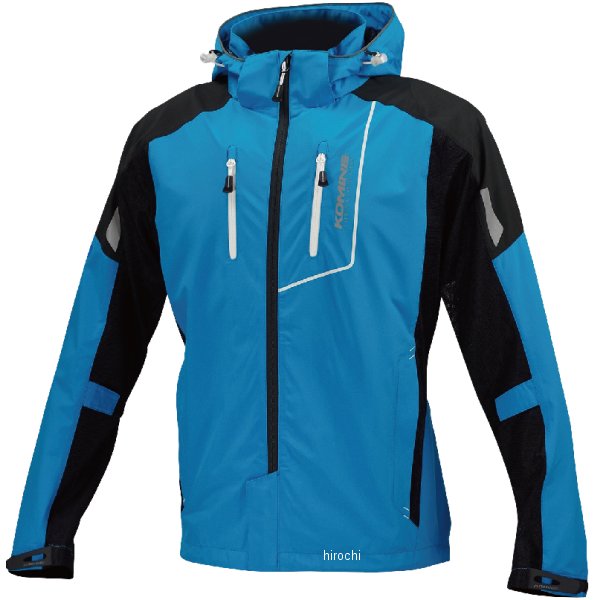 春夏モデル プロテクトハーフメッシュパーカ ゲンリ レディース シアン/黒