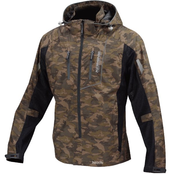 春夏モデル プロテクトハーフメッシュパーカ ゲンリ カモ/黒