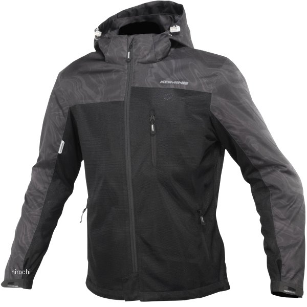 春夏モデル プロテクトメッシュパーカ テン ブラックマーブル