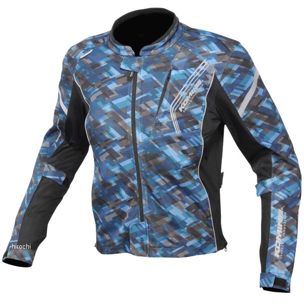 春夏モデル プロテクトフルメッシュジャケット プレイドネイビー