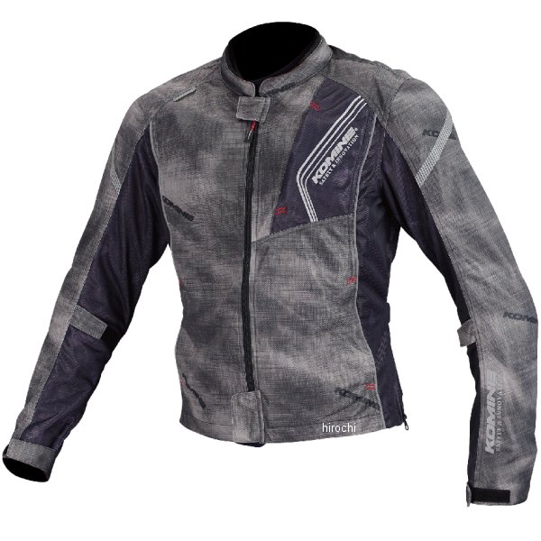 春夏モデル プロテクトフルメッシュジャケット スモーク/黒