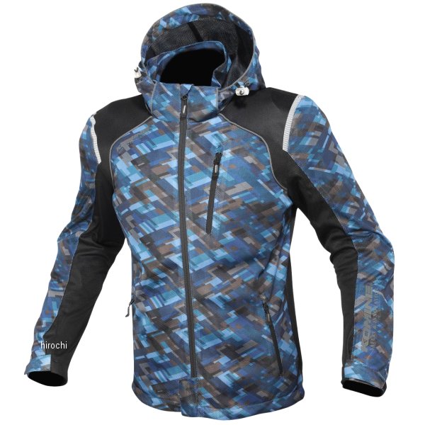 春夏モデル プロテクトフルメッシュパーカー プレイドネイビー