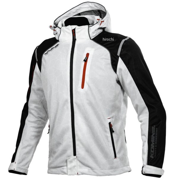 春夏モデル プロテクトフルメッシュパーカー シルバー/黒