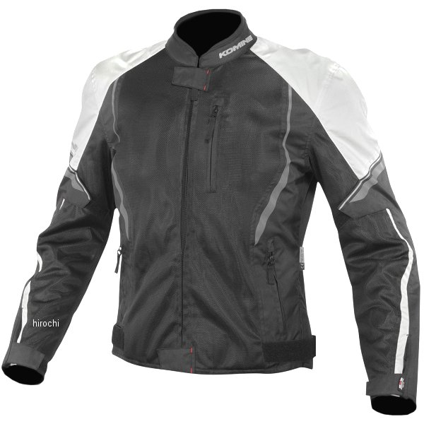 春夏モデル プロテクトハーフメッシュジャケット 黒/ライトグレー