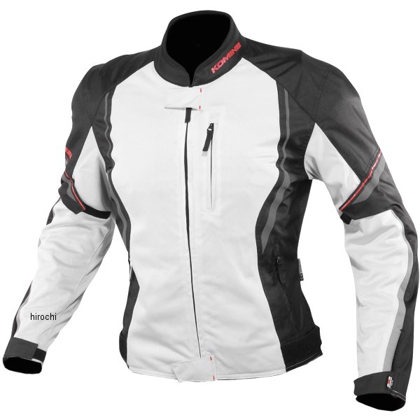 春夏モデル プロテクトハーフメッシュジャケット ライトグレー/黒