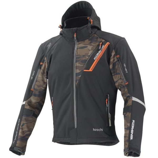 秋冬モデル プロテクト ソフトシェルウインターパーカー IFU 黒/カモ