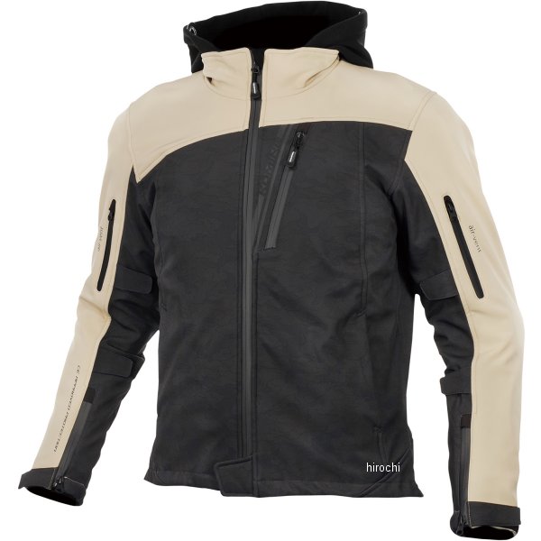 秋冬モデル プロテクトソフトシェルウインターパーカ ブラックカモ/ベージュ