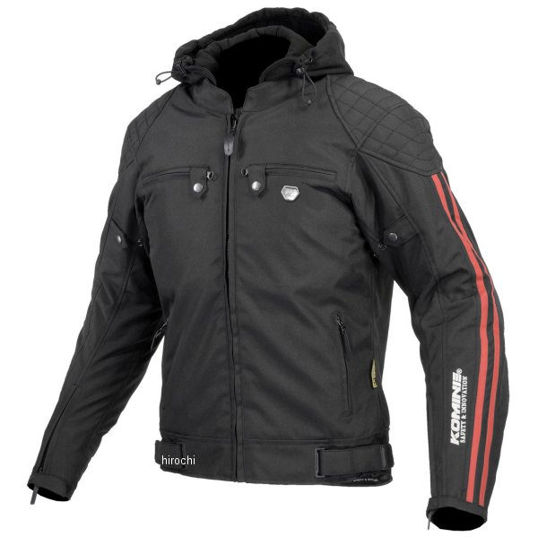 秋冬モデル プロテクト ウインターパーカー 黒/赤