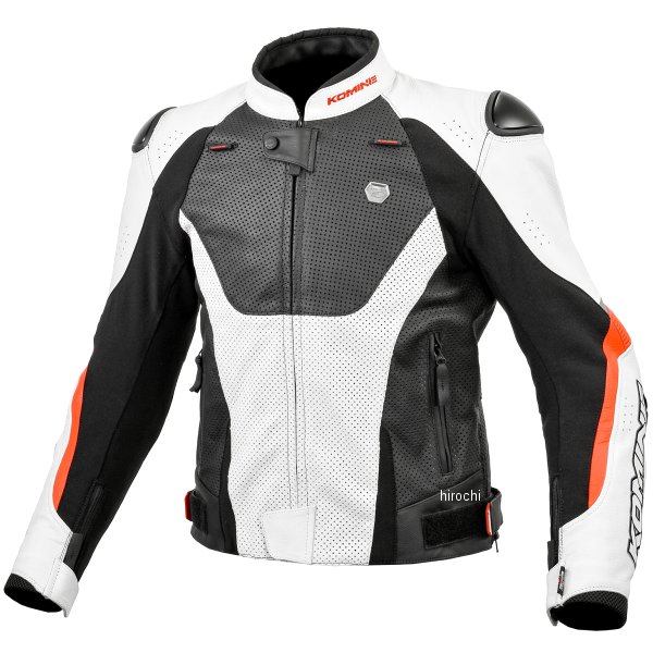 春夏モデル プロテクトレザージャケット 白/黒