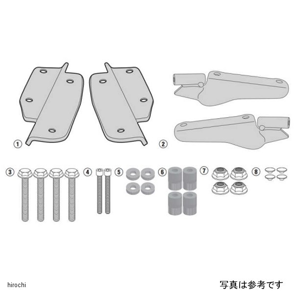 KM5/KM9A/KM9B用トップケースラック 16年-17年 CRF1000L
