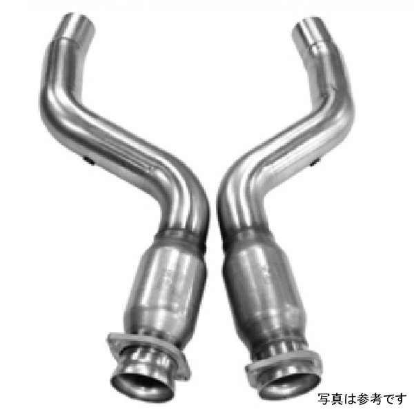 06-10 Dodge Charger SRT8 3in In x 3in Out Cat SS Conn. Pipes