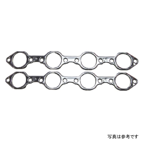 Small Block Ford Header Gasket 3in Inline Bolt Pattern Multi-Layer Aluminum