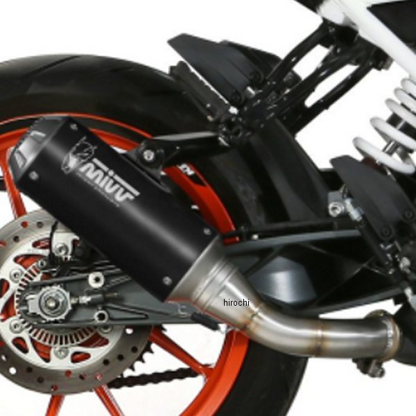 スリップオンマフラー MK3 17年-20年 KTM 390DUKE ブラックステンレス