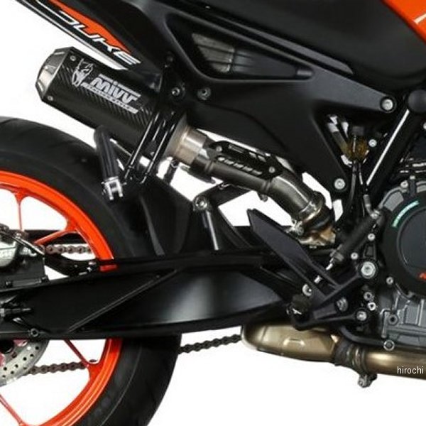 スリップオンマフラー MK3 20年-23年 KTM 890DUKE ステンレスブラック