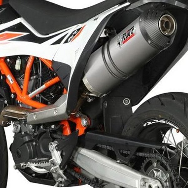 スリップオンマフラー 触媒なし OVAL 20年-23年 KTM 690SMC-R チタン