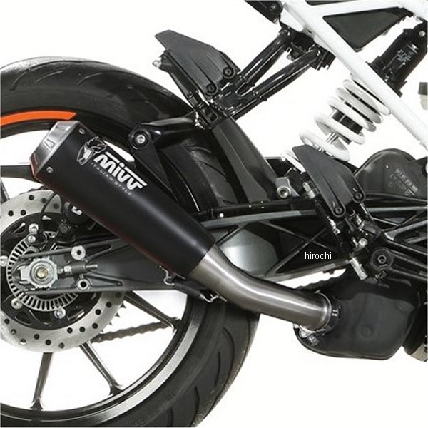 スリップオンマフラー X-M1 BLACK 21年-22年 390デューク ブラックステンレス