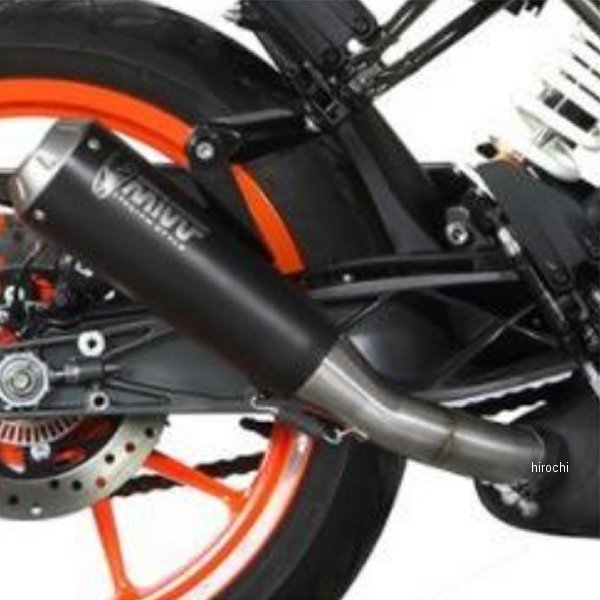 スリップオンマフラー X-M1 21年 KTM 125DUKE ブラックステンレス