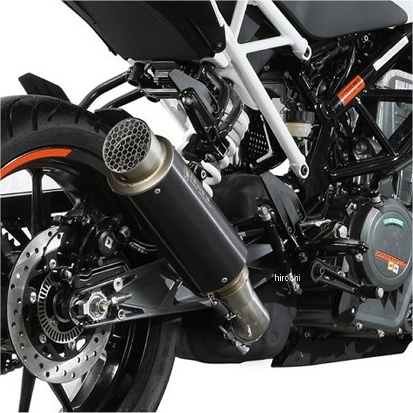 スリップオンマフラー GP PRO BLACK 21年-22年 390デューク ブラックステンレス