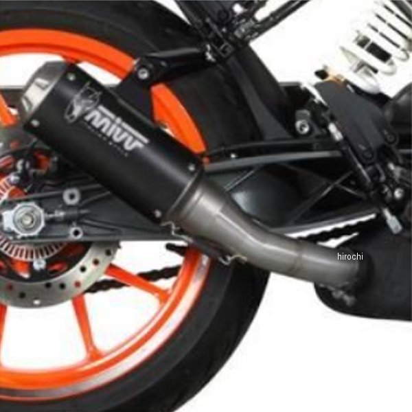 スリップオンマフラー MK3 21年 KTM 125DUKE ブラックステンレス