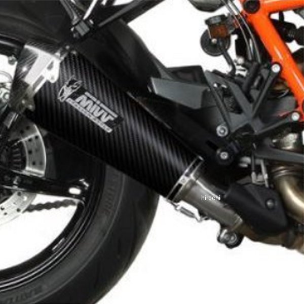 スリップオンマフラー DELTA 20年-21年 KTM 1290 スーパーデュークR カーボン