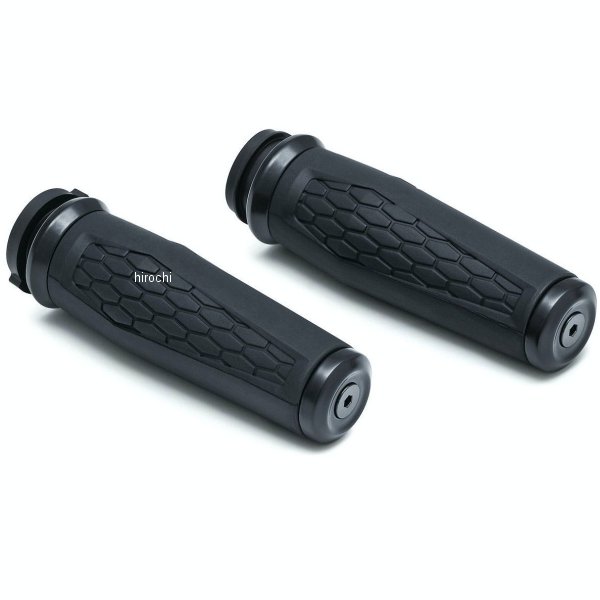 Kuryakyn HEX グリップ 08年以降 電子スロットル用 黒