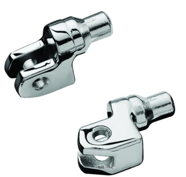 Kuryakyn フットペグ 取付金具 テーパー 左右ペア フロント ヤマハ