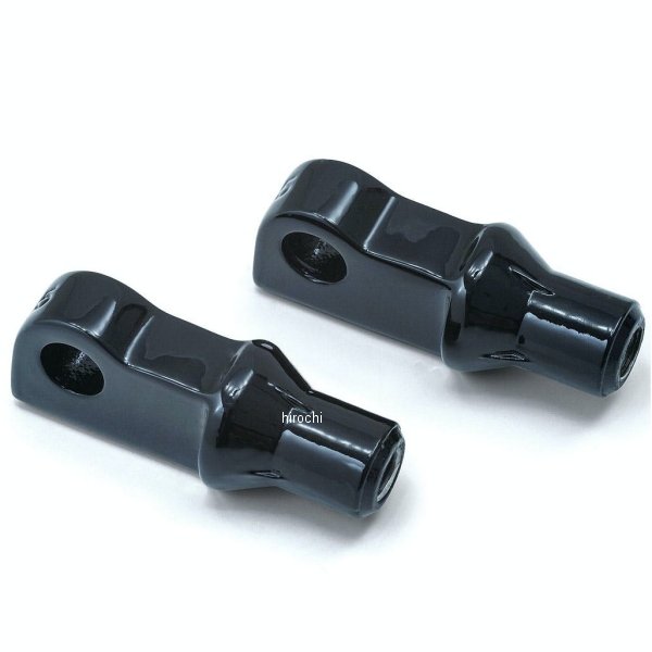 Kuryakyn テーパードフットペグアダプター 黒 XL1200X、XL1200V、XL1200C 黒