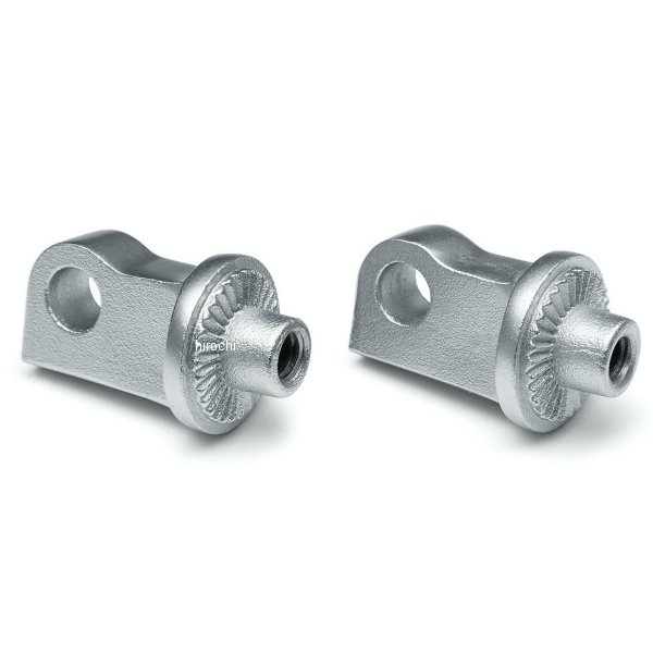 Kuryakyn スプラインフットペグアダプター XL1200X、XL1200V、XL1200C シルバー