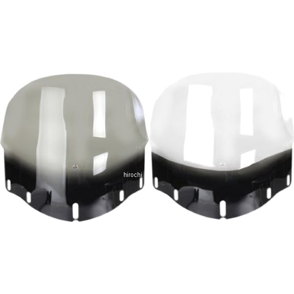 ウインドシールド フレア 16-20インチ高 01年以降 ゴールドウィング GL1800 ベント無