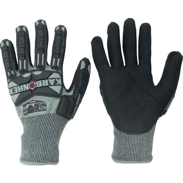 KARBONHEX 耐切創性 耐衝撃性手袋 KX-90J L