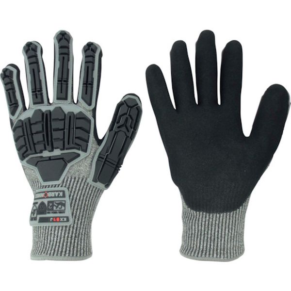 KARBONHEX 耐切創性 耐衝撃性手袋 KX-91J L