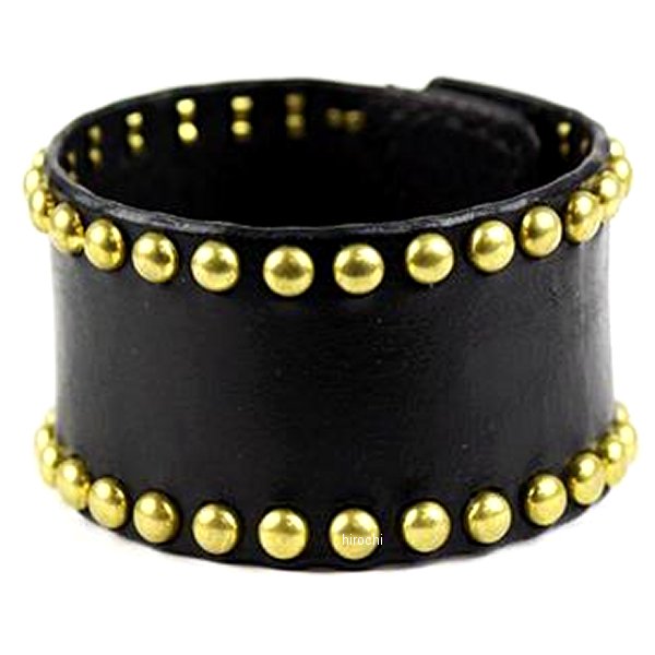 レザー メーターカバー スタッズGOLD 60φトリップ無メーター対応