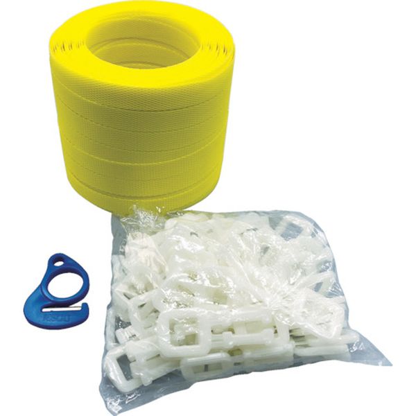 PPバンドストッパーセット 15.5mm×100m