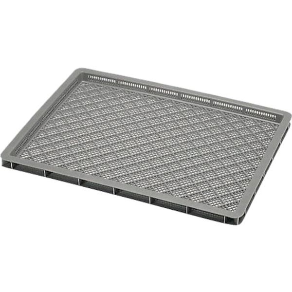 L型メッシュトレー  灰 グレー