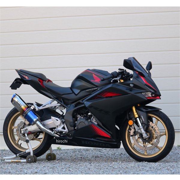 フルエキゾースト SS-OVAL JMCA認証 20年-22年 CBR250RR 焼き色チタン