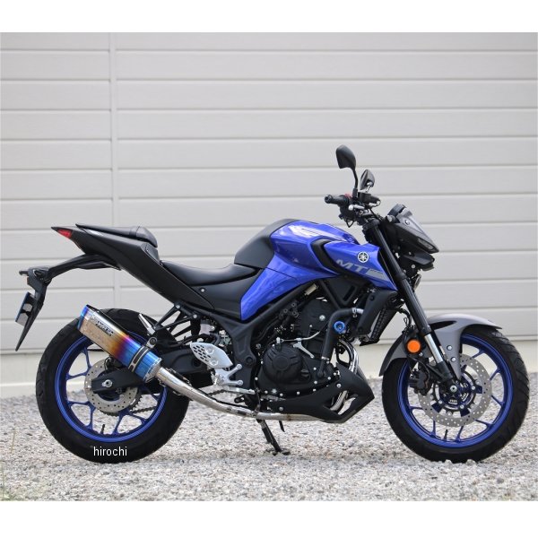 フルエキゾースト SS-OVAL JMCA認証 18年-21年 MT-25 焼き色チタン