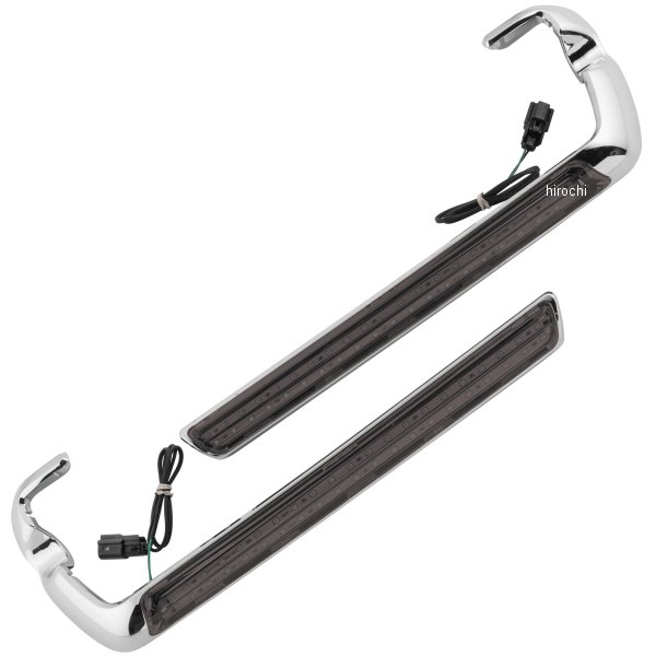 サイドマーカーキット サドルバッグ クローム 14年-21年 FLH、FLT スモーク