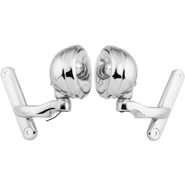 4.5インチ パッシングランプ ブラケット付き クローム